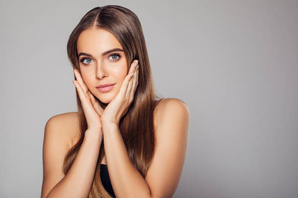 istock Gorgeous woman posing on camera 1191506424