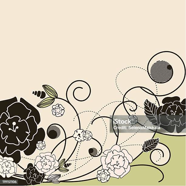 Vektor Abstrakt Hintergrund Stock Vektor Art und mehr Bilder von Ast - Pflanzenbestandteil - Ast - Pflanzenbestandteil, Bildhintergrund, Blume
