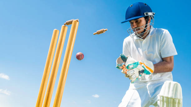 istock Wicket-keeper trying to catch the ball 1191513012