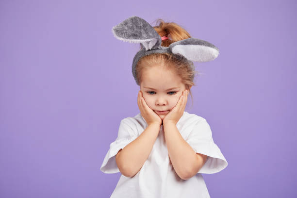 istock Portrait of Bunny Easter child 1191514326