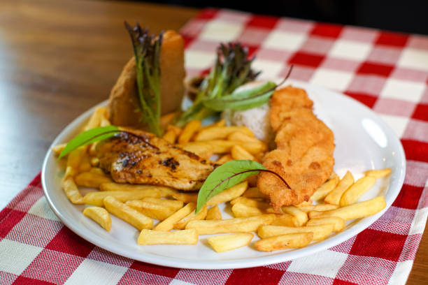 istock Chicken dish in a restaurant 1191514893