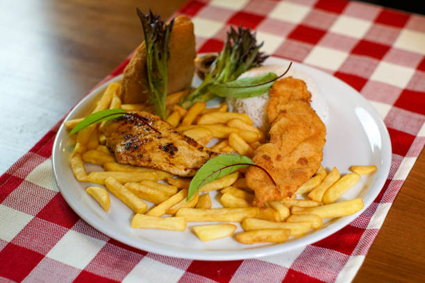istock Chicken dish in a restaurant 1191514895