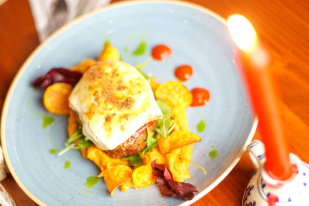 istock Chicken dish in a restaurant 1191515081