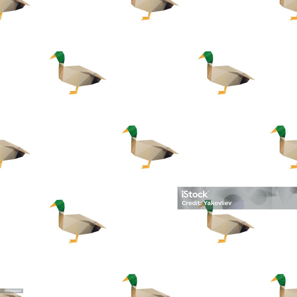 Triangle Duck Duck Triangle Shape Seamless Pattern Backgrounds Wrapping Paper ...