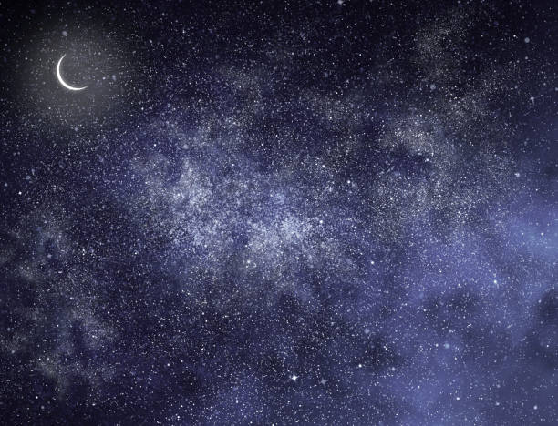 istock Night sky with stars as background 1191517970