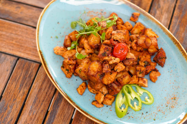 istock Chicken dish in a restaurant 1191518139