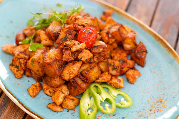 istock Chicken dish in a restaurant 1191518301