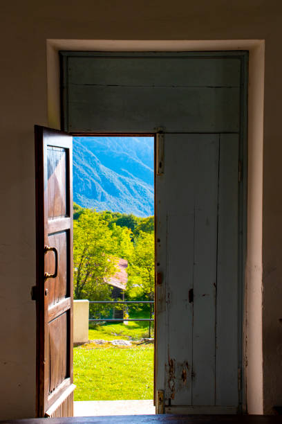 istock door open to the green 1191519994