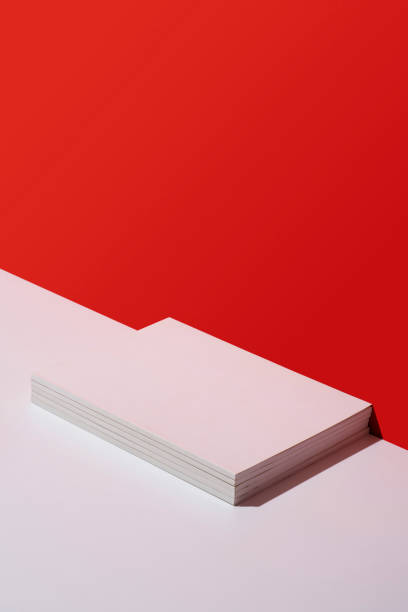 istock White blank cover magazines over red and white background 1191524750