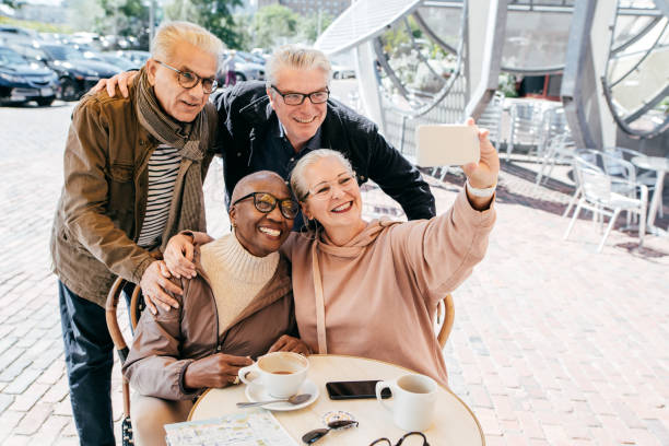 istock Holidays with senior friends 1191524859
