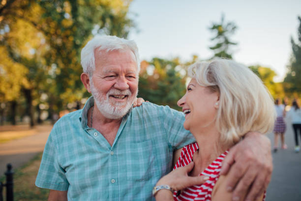 istock Elderly lovers in a retirement 1191526256