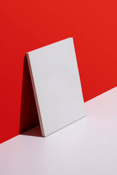 istock White blank cover magazine over red and white background 1191528035