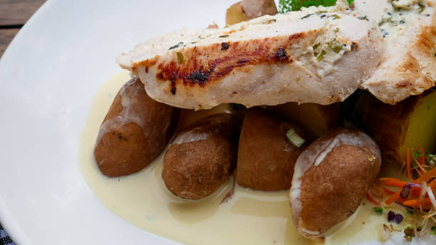 istock Chicken dish in a restaurant 1191532418