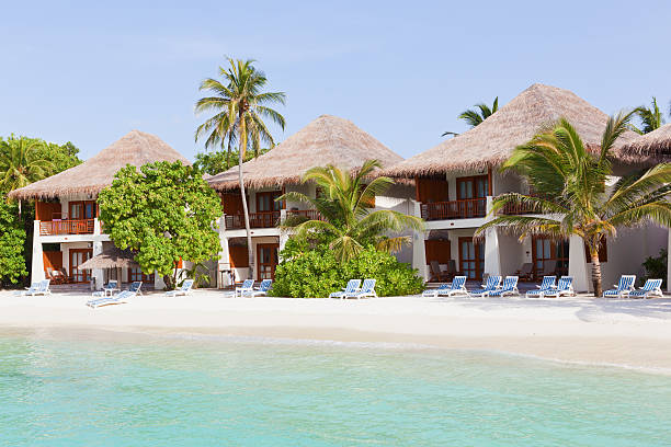 istock Beach Villas at the Ocean. Welcome to Paradise! 119153302
