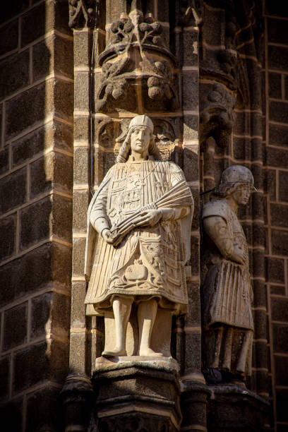 istock A religious statue on the facade of a monastery, Toledo, Spain 1191533160