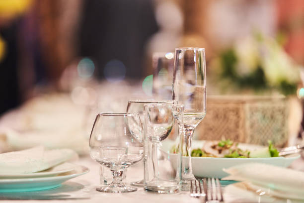 istock Table set for an event party or wedding reception. 1191534349