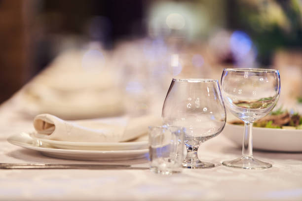istock Table set for an event party or wedding reception. 1191534381