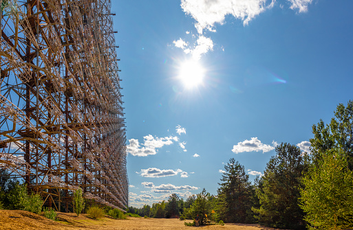 Large Duga radar near Chernobyl