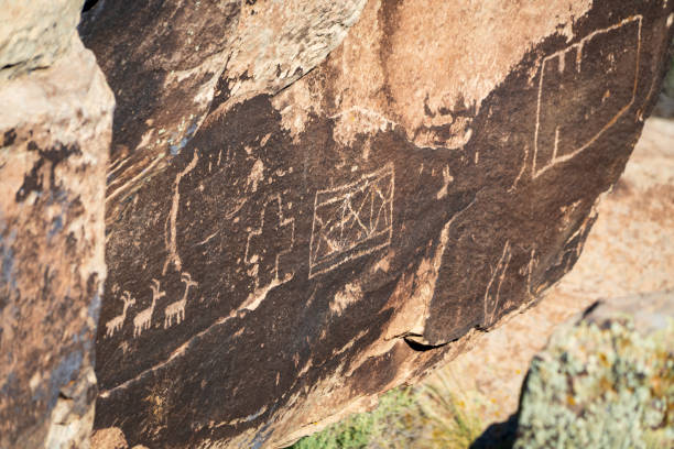 istock Petroglyphs at Petrified Forest National Park 1191545881