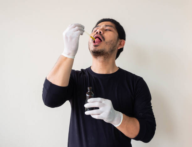 istock A man using Cannabis oil, Healthcare concept. 1191556698