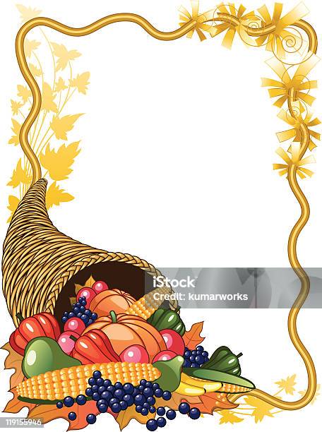 Thanks Giving Stock Illustration - Download Image Now - Thanksgiving - Holiday, Abundance, Autumn