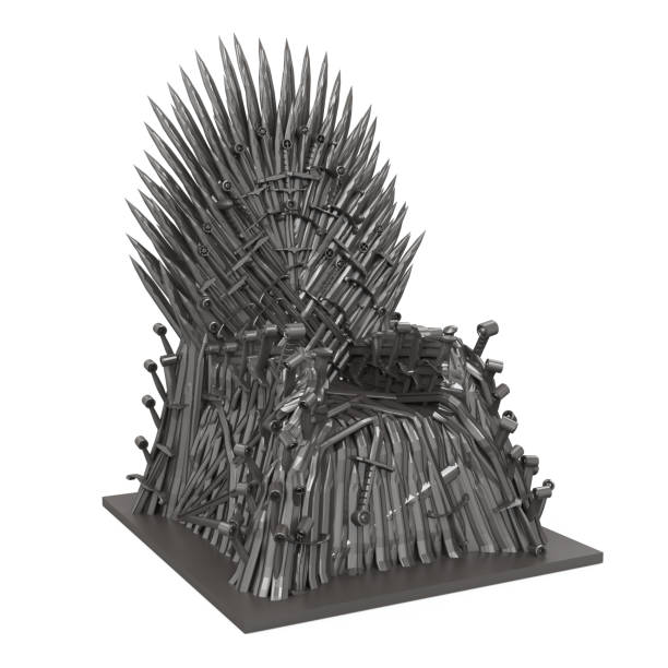 istock Iron Blade Throne Chair Isolated 1191570627