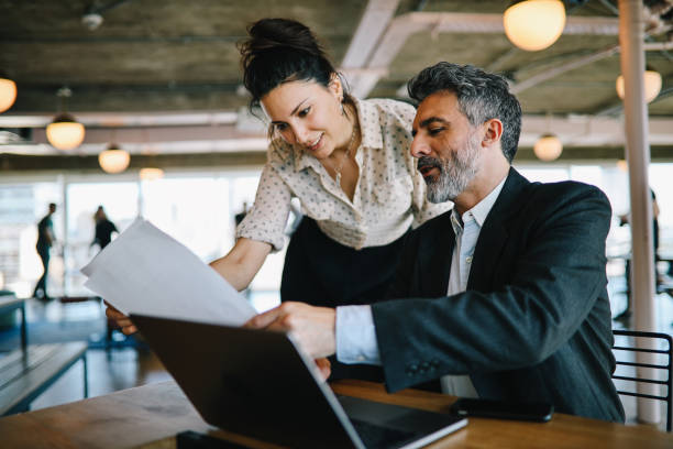 istock Working on a project together in the office 1191575720