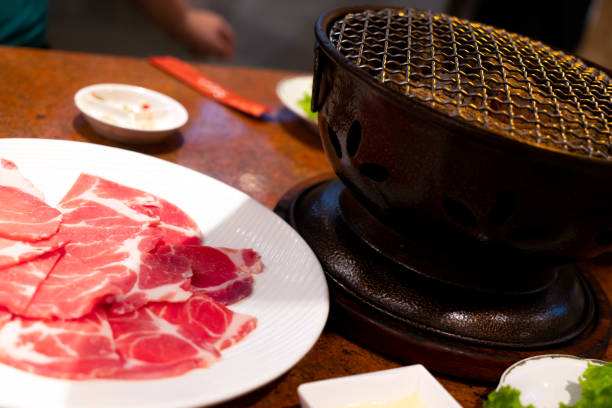istock restaurant Korean and Japanese style grill. 1191575989