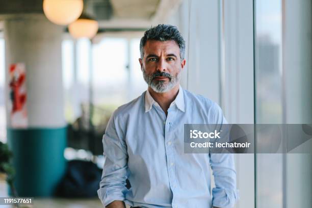 Portrait Of A Businessman In The Buenos Aires Office Stock Photo - Download Image Now