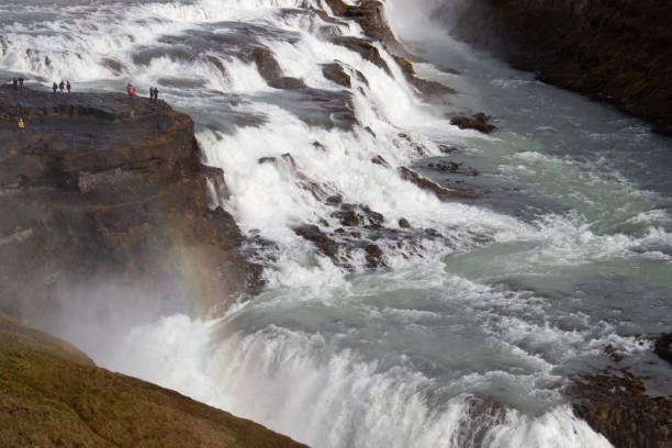 istock waterfall in Iceland with rainbow 1191592072