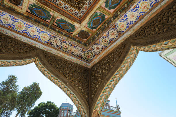 istock elements of ancient architecture of Central Asia 1191597811