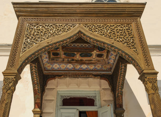 istock elements of ancient architecture of Central Asia 1191597830
