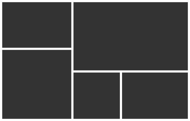 illustrazioni stock, clip art, cartoni animati e icone di tendenza di i modelli collage cinque cornici foto. - immagine composita