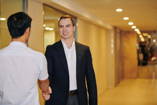 istock Meeting new coworker 1191604535