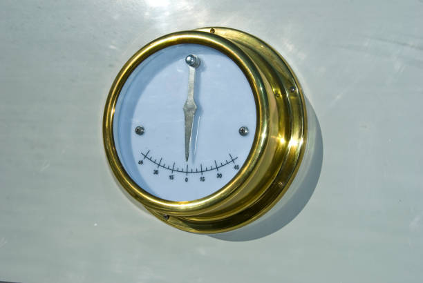 보트의 기상 관측소 - thermometer hygrometer work tool accuracy 뉴스 사진 이미지