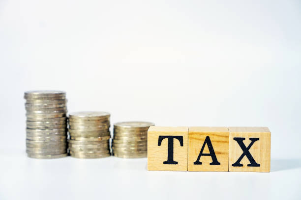 istock Business concept of growth on investment on white background, Stack coins and text box. 1191610102