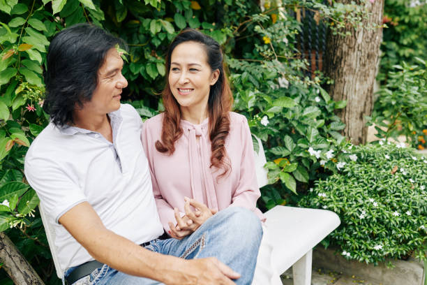 istock Mature couple having romantic date 1191615936
