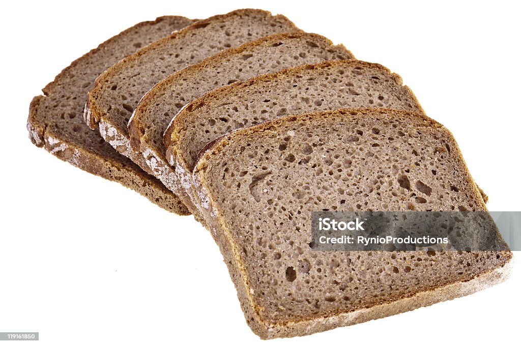 wholemeal pão - Foto de stock de Fatia royalty-free