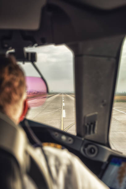 istock Inside cockpit of commercial airplane 1191620710