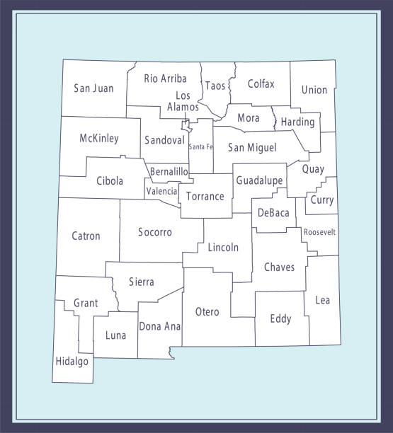 New Mexico Counties Map Printable Stock Download Image New Mexico Counties Map Printable 