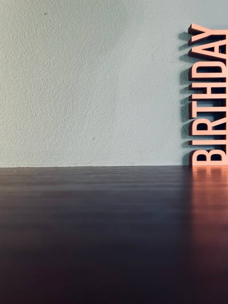 istock Word BIRTHDAY on blue background 1191622327