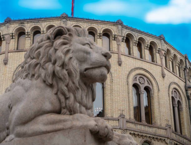 istock The Norwegian parliament called Stortinget located in Oslo 1191622408