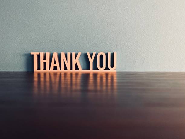 THANK YOU phrase on blue background THANK YOU phrase on blue background capital letter photos stock pictures, royalty-free photos & images