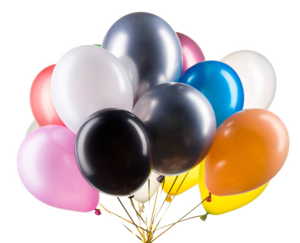 istock Set of multicolored helium balloons. Element of decorations for party. 1191623621