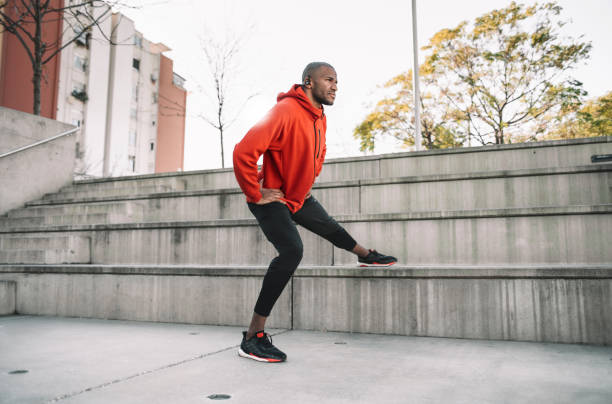 Man running in Barcelona