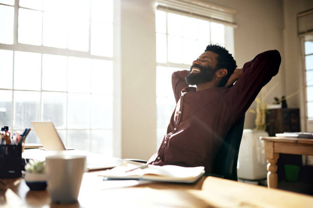 istock That amazing feeling after finishing a deadline 1191628616