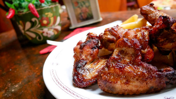 istock Chicken dish in a restaurant 1191628816