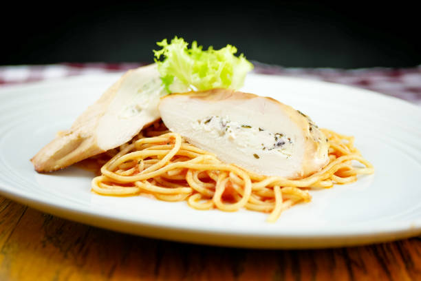 Chicken dish in a restaurant