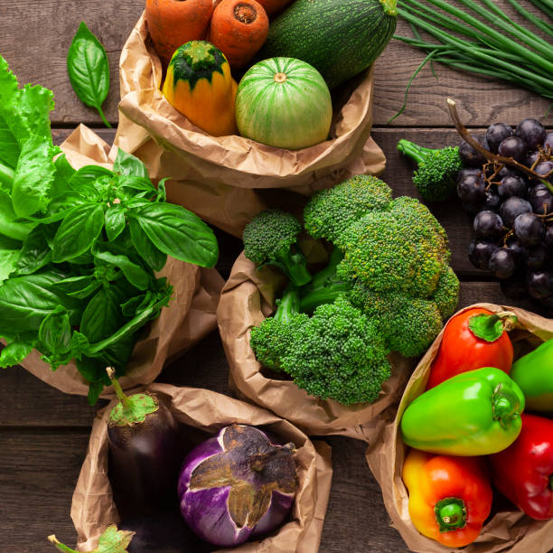 istock Fresh vegetables for healthy nutrition in zero waste packages 1191631535
