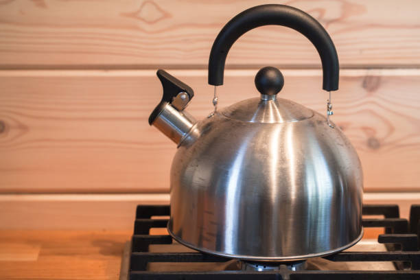 istock Stainless steel whistle kettle 1191631819